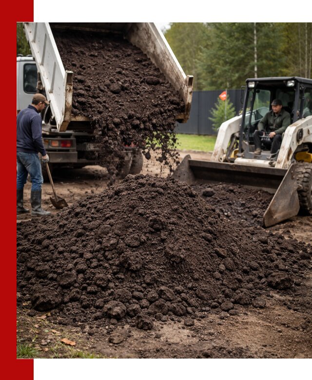 Плодородный грунт с доставкой в Сосновом Боре для садов и огородов