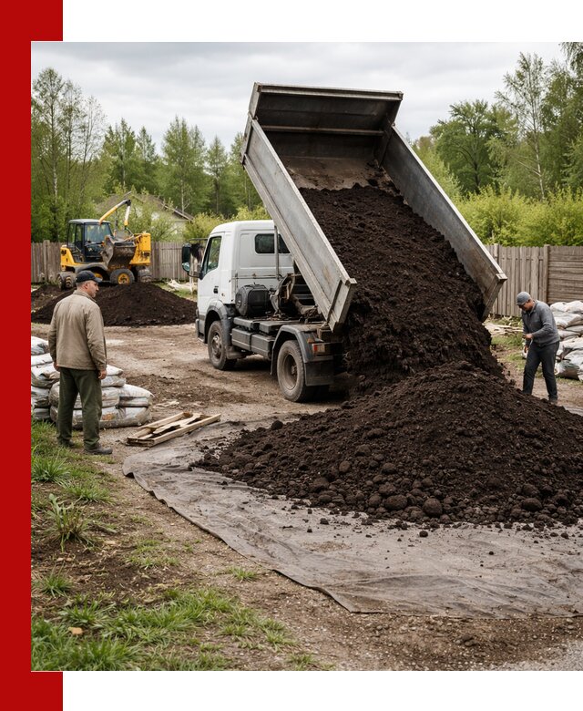 Доставка качественного почвогрунта в Сосновом Боре оптом и в розницу