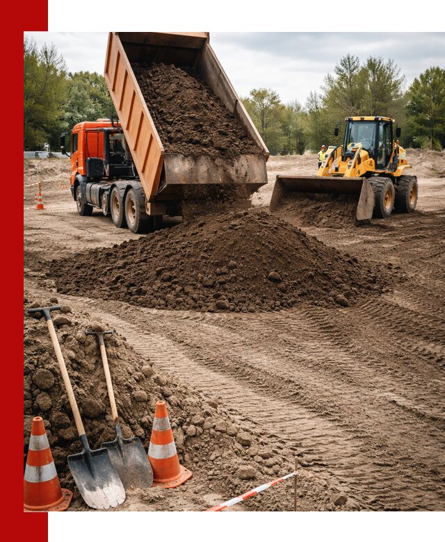 Поставка и доставка планировочного грунта в Сосновом Боре