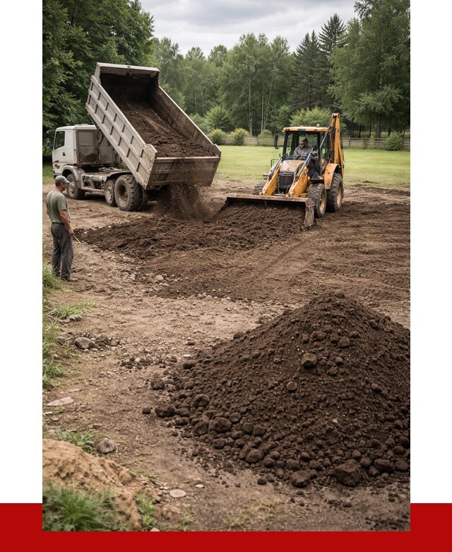 Грунт для выравнивания участка в Сосновом Боре от 1219 р. | ПРОНЕРУДСнб