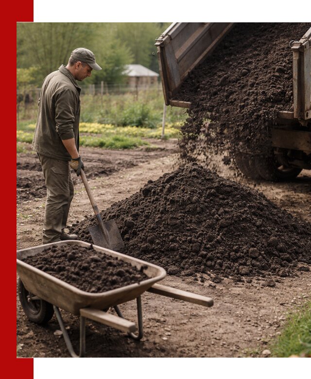 Доставка качественной земли для огорода в Сосновом Бору