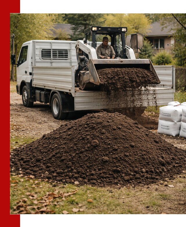 Доставка садовой земли в больших объёмах в Сосновом Бору