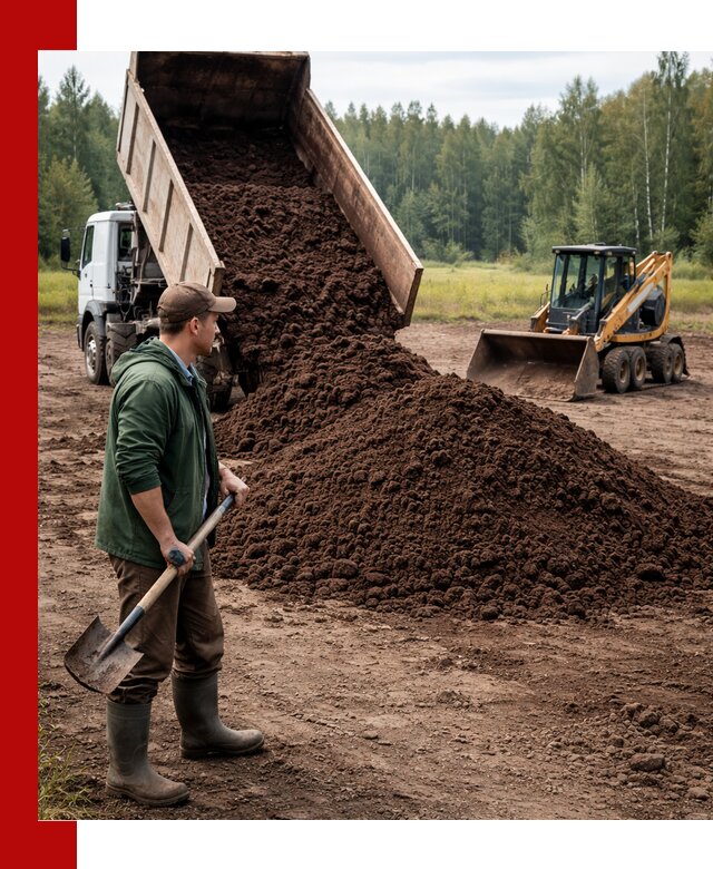 Купить верховой торф с доставкой в Сосновом Боре для садоводства и растений