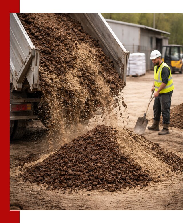 Доставка торфо-песчаной смеси в Сосновом Бору для строительства и озеленения