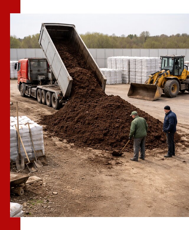 Доставка торфяных смесей оптом и в розницу в Сосновом Бору