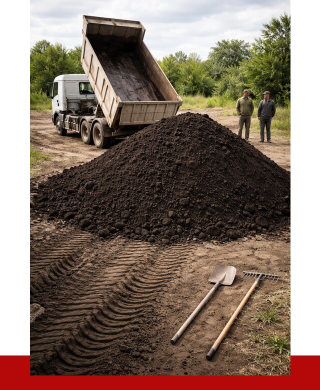 Купить чернозем навалом в Сосновом Боре от 1219 р. за куб | ПРОНЕРУДСнб