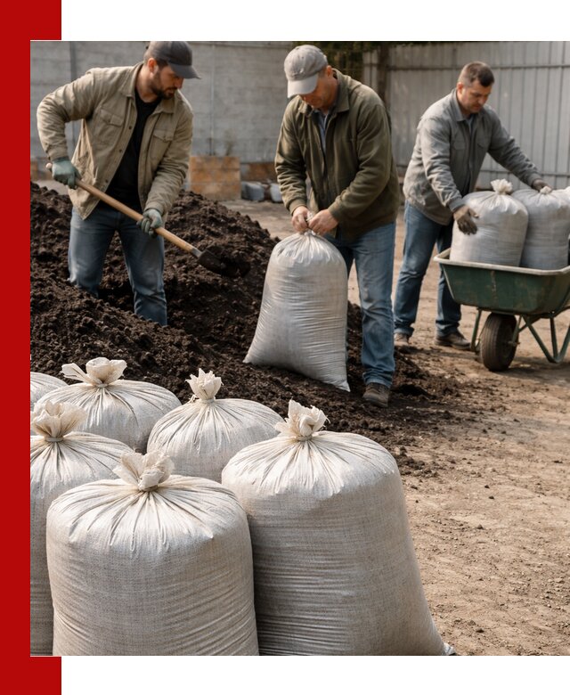 Купить чернозем в мешках с доставкой в Сосновом Бору