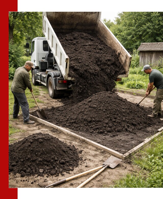 Купить чистый чернозем для огорода с доставкой в Сосновом Бору