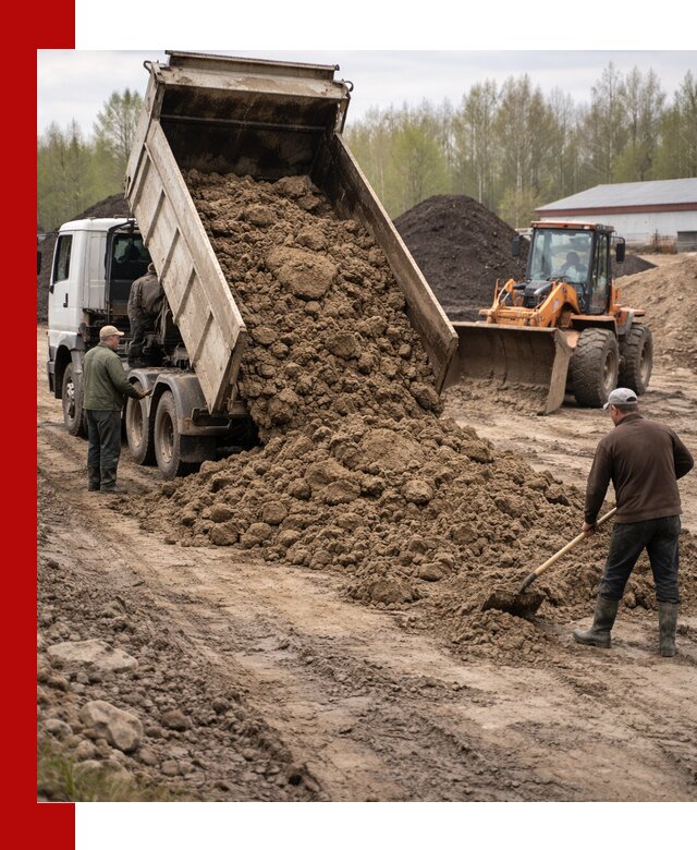 Доставка глин и суглинков в Сосновом Бору оптом и вкрай