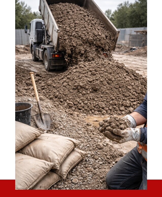 Купить глина для засыпки в Сосновом Бору от 1219 р. за куб | ПРОНЕРУДСнб