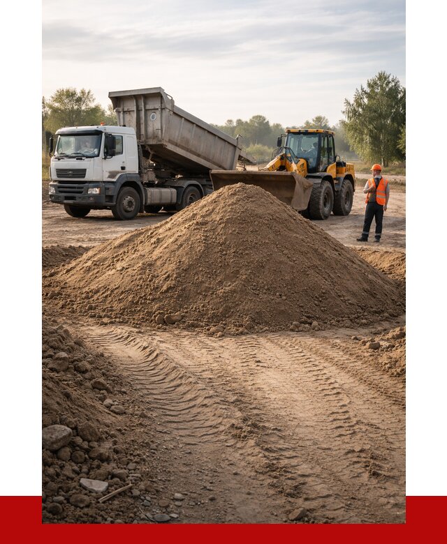 Купить песчаный грунт с доставкой в Сосновом Бору от 4266 р. | ПРОНЕРУДСнб