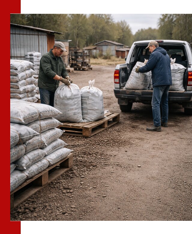 Купить конский навоз в мешках с доставкой в Сосновом Бору