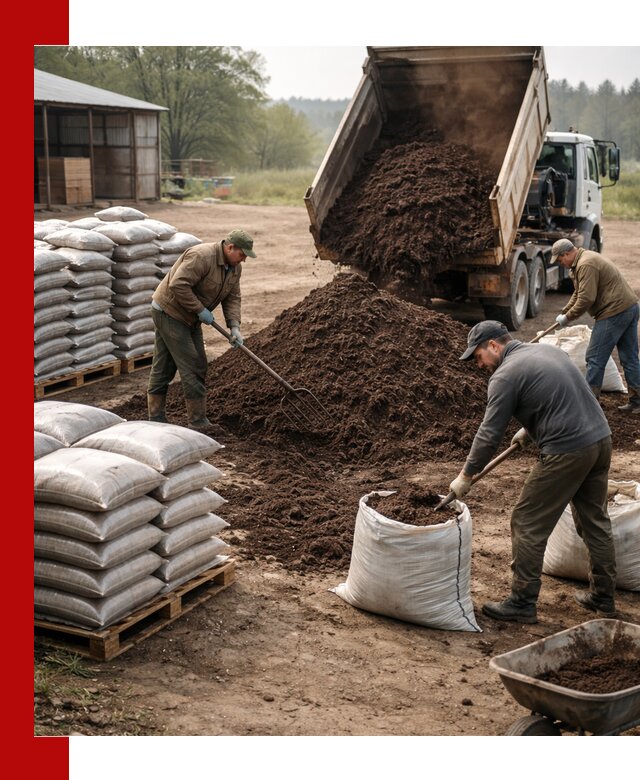 Доставка компоста оптом и в розницу в Сосновом Бору