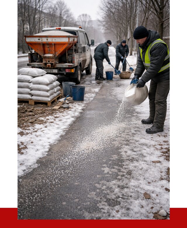 Реагент против гололеда в Сосновом Бору с доставкой от 4571 р. | ПРОНЕРУДСнб