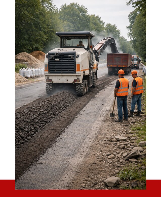 Фрезерованный асфальт в Сосновом Бору от 2235 р./куб. | ПРОНЕРУДСнб