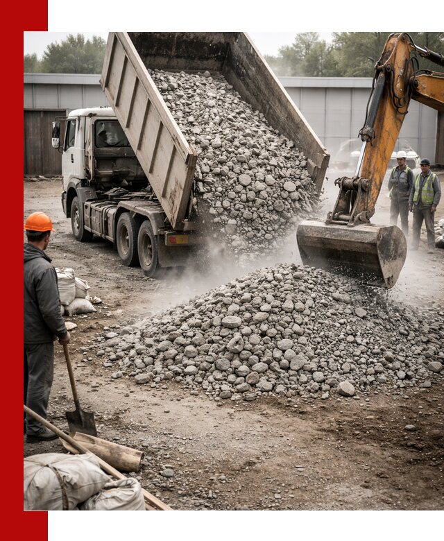 Доставка дробленого бетона в Сосновом Бору оптом и в розницу