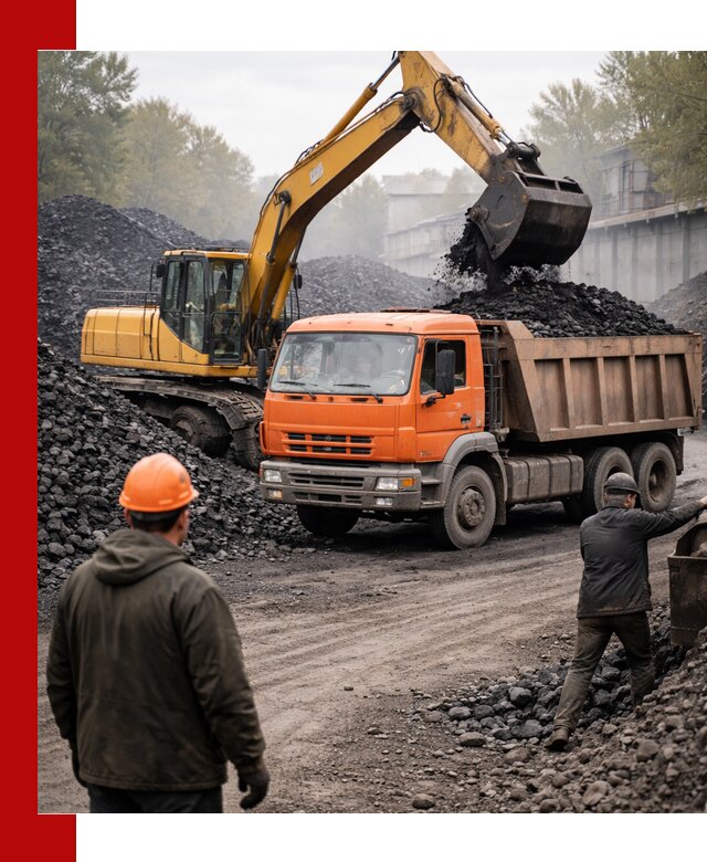 Доставка угля автотранспортом в Сосновом Бору быстро и выгодно