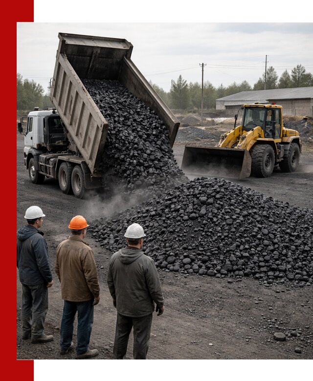 Доставка угля антрацита в Сосновом Боре с самосвалами и погрузкой