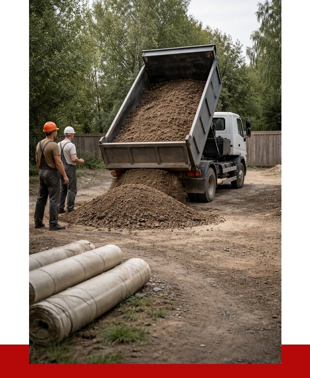 Доставка сыпучих материалов самосвалом в [cvi] от 4266 р. | ПРОНЕРУДСнб