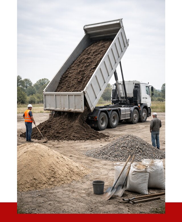 Доставка самосвалом 30 кубов в Сосновом Бору от 8634 р. | ПРОНЕРУДСнб