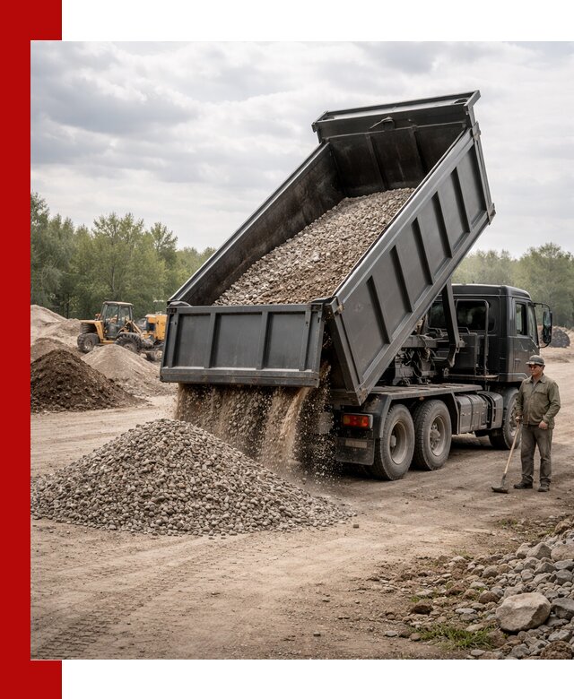 Доставка самосвалом 30 м3 по выгодным ценам в Сосновом Бору