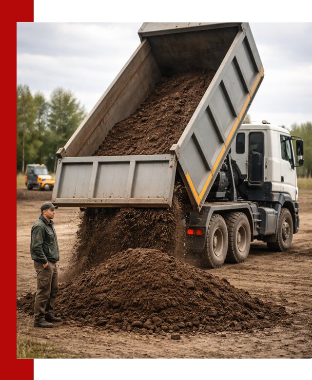 Аренда самосвала с водителем в Сосновом Бору для сыпучих грузов и навоза