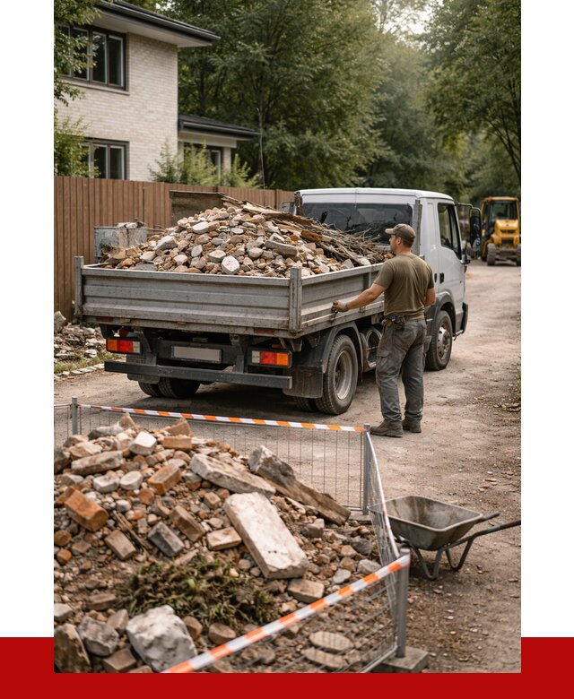 Вывоз строительного мусора с погрузкой в Сосновом Бору от 7619 р | ПРОНЕРУДСнб