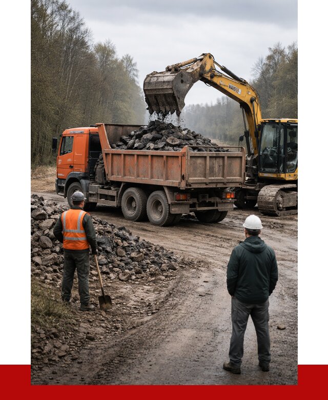 Вывоз асфальта в Сосновом Бору от 4571 р. самосвалом ПРОНЕРУДСнб