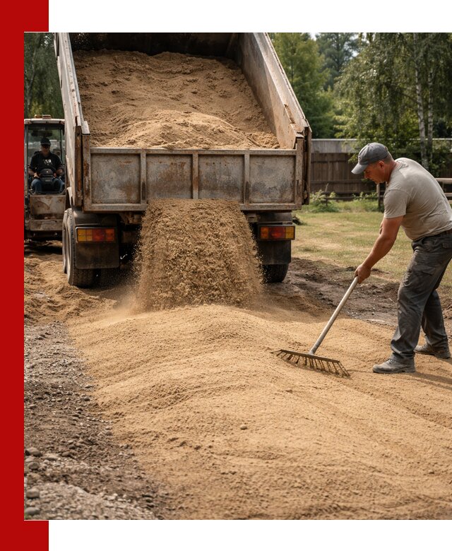 Отсыпка участка песком в Сосновом Бору быстро и качественно