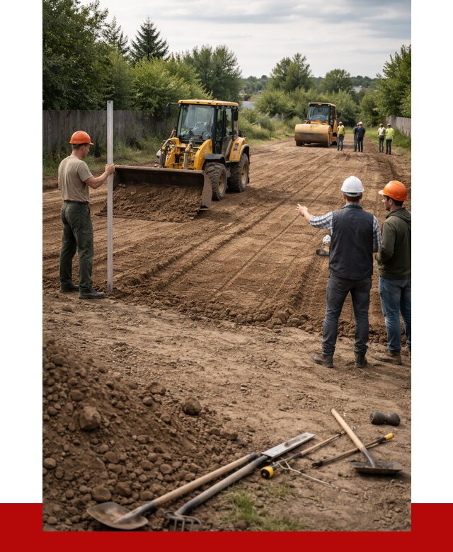 Планировка участка грунтом в Сосновом Бору от 4571 р ПРОНЕРУДСнб